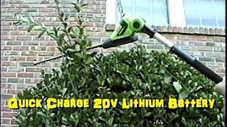 EARTHWISE Cordless Pole Hedge Trimmer- What to Expect -Trial \u0026 Review