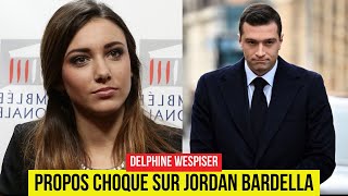 Delphine Wespiser choque avec Ces propos sur Jordan Bardella déclenchent un raz-de-marée !