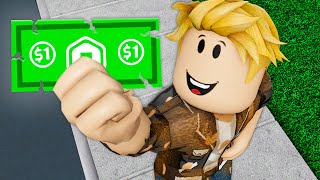 A Dollar Turned Him Into A Millionaire: A Roblox Movie