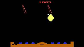 Missile Command Atari 2600 Gameplay - Free to Use