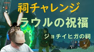 【ゼルダの伝説ティアーズオブキングダム】祠チャレンジ：ジョチイヒガの祠【ティアキン】