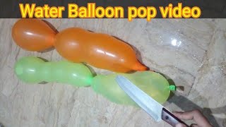 Water Balloon pop video 259