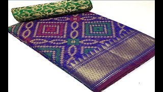 Banarasi Cotton Silk Bandhej Style Sarees With Blouse || New arrival Printed Bandhej Cotton Saree