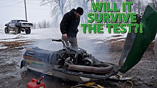 $500 Cheap Snowmobile Challenge: Will this Vintage sled be ready?!