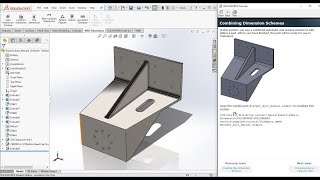 SolidWorks : DimXpert 3 (Combining Dimension Schemes) : 13.3