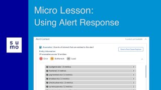 Microlesson: Using Alert Response