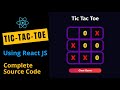 Tic tac toe using reactjs | tic tac toe react js | how to make tic tac toe using react js | react js