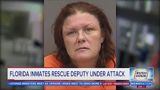 Inmates rescue Hillsborough deputy getting attacked | Rush Hour