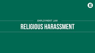 Religious Harassment