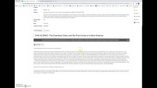 In-Text Citation from a Database Article