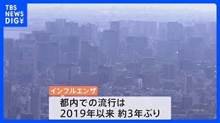 【速報】東京都で3年ぶり インフルエンザの「流行開始」を発表　新型コロナとの“同時流行”懸念｜TBS NEWS DIG