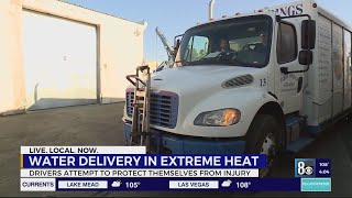 ‘Part of the gig,’ Las Vegas water delivery drivers navigate high demand and heat