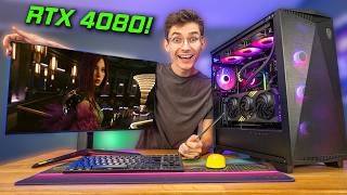 The INCREDIBLE RTX 4080 Gaming PC Build! 😲 Ryzen 9 7900, w/Gameplay Benchmarks | AD