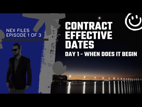 What is an effective date in real estate?