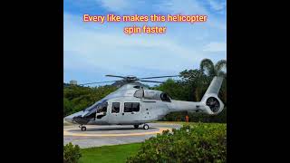 Every like makes this helicopter spin faster #helicopter #aviation #funny #shorts #memes