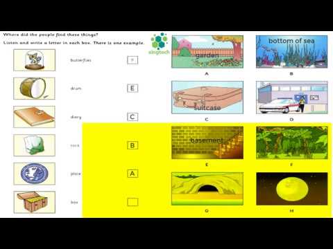 Flyers 8 Test 1 Part 3 Listening With Answer Booklet Youtube