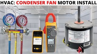 HVAC: How To Install/Wire A Condenser Fan Motor (Single Phase Fan Motor Installation/Replacement)