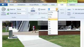 Windows Live Movie Maker: Background Music and Audio