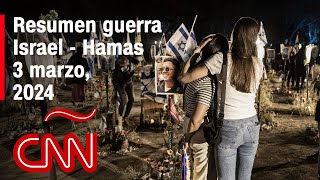 Resumen en video de la guerra Israel - Hamas: noticias del 3 de abril de 2024