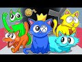 RAINBOW FRIENDS, But They're CATS?! Rainbow Friends 2 Animation