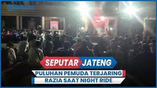Puluhan Remaja Dorong Motor dari Jatingaleh ke Polsek Gajahmungkur Semarang Terkena Razia Night Ride