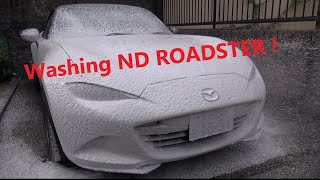 ロードスターを洗車するだけの動画　Video of just washing the ROADSTER