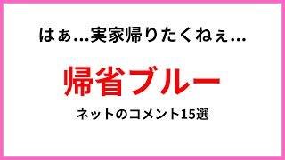 【年末年始】実家に帰省したくない… 【ネットのコメント15選　紹介】