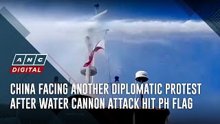 China facing another diplomatic protest after water cannon attack hit PH flag | ANC