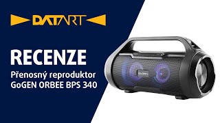 Přenosný reproduktor GoGEN ORBEE BPS 340 | recenze