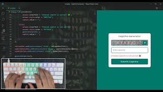 ASMR Programming - Captcha Generator With JavaScript - No Talking