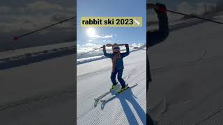 Rabbit ski 2023 楽しくピョンピョン雪を楽しもう🐰#rabbit #ski #snow #winter #sports #雪 #ガーラ湯沢 #スキー #enjoy