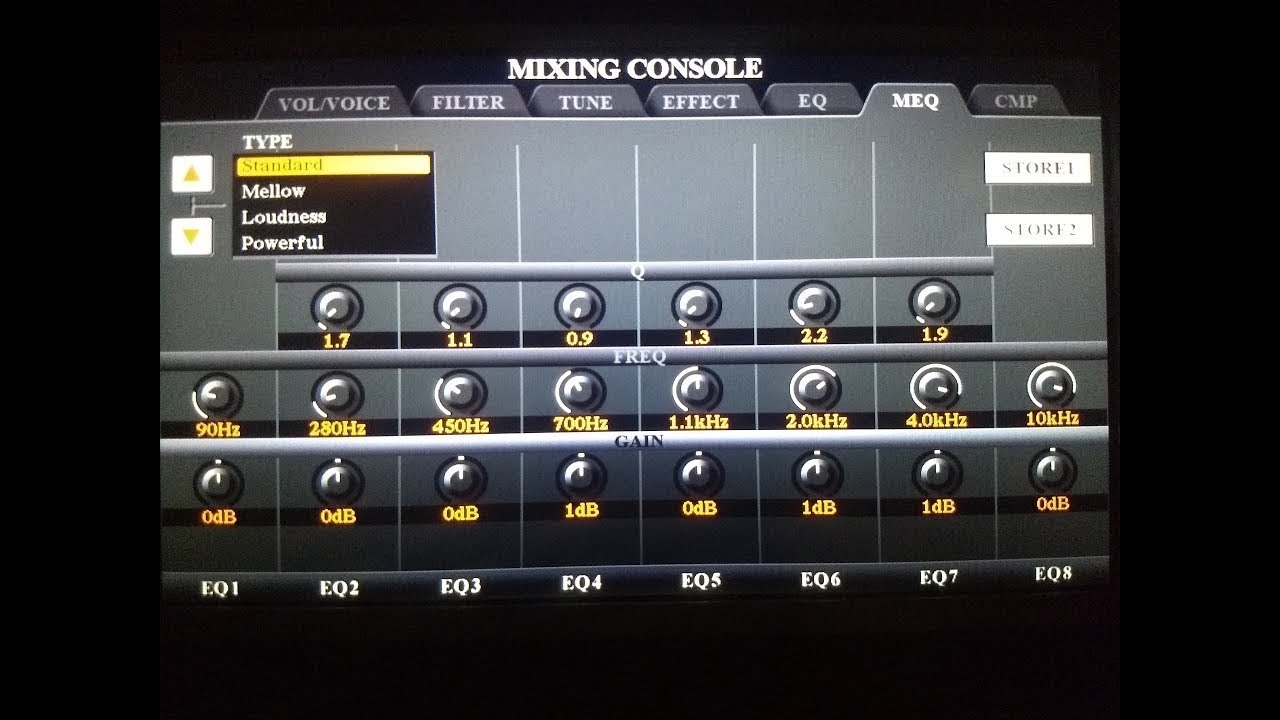 Master EQ Part 3 (Ballad Style) Includes EQ Settings PSR S770 / PSR ...