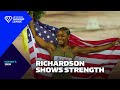 Sha'Carri Richardson claws back Olympic Champion Julien Alfred in the 100m - Wanda Diamond League