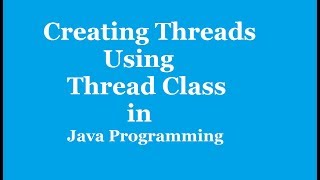 Thread in Java Programming |Thread Life Cycle| MultiThreding
