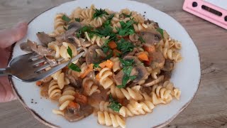 Incredibly DELICIOUS🤤 Mushroom Pepper Pasta Recipe That Thinks It's Creamy ✅