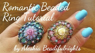 Romantic Beaded Ring Tutorial
