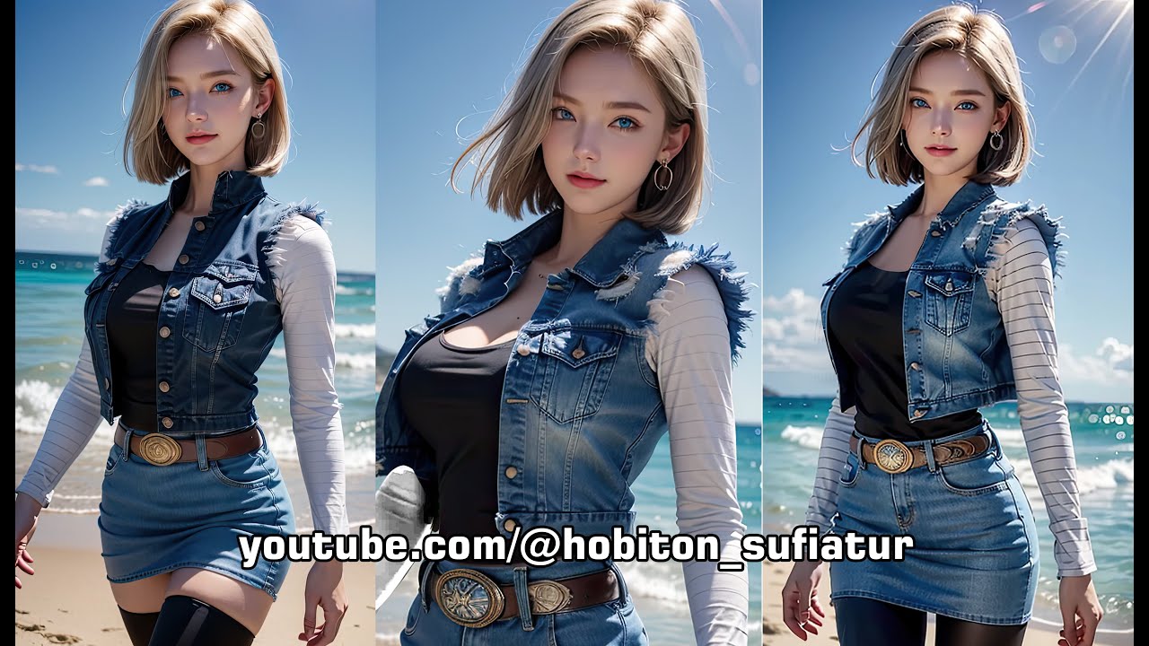 8 Android 18 Cosplay Dragon Ball Anime Fan Art Ai 4k Android18