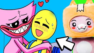 KISSY MISSY FALLS IN LOVE?! (HILARIOUS ANIMATION) *LANKYBOX REACTS*