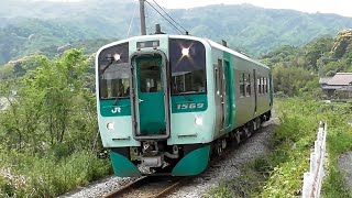 JR四国　高徳線　阿波大宮駅－板野駅　普通1500形気動車