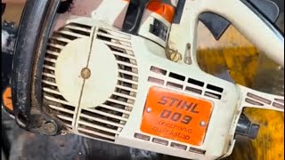 #009 stihl chainsaw || carburetor membrane change || chain sharpening tools #chainsaw #carburetor