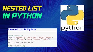 Nested List IN Python | Data Analyst #pythonforbeginners #python #viralvideo #viral