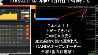 勝ったばい！OANDAオープンオーダー+ニートトレーダーユウ 超連打法