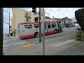 SF Muni 2007 Orion VII HEV 07.503 #8502 on Route 66 Quintara Departs Quintara & 19th Ave