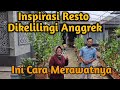 Orchid Garden Tour (11):  Inspirasi Resto Dikelilingi Anggrek Yang Sehat sehat  & Menyejukkan .