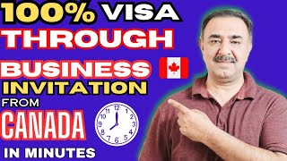 how to get business invitation for Canadian Visitor Visa in easy way