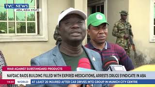 NAFDAC Raids Building Filled With Expired Medications, Arrests Drugs Syndicate In ABA