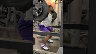 335 lb Squats - @mondogeezy set.5 12-15-21