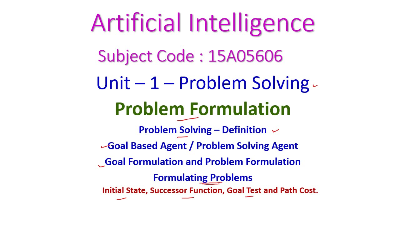 Components Of Problem Solving In Artificial Intelligence Infoupdate Org