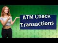 Can you cash a check at an ATM or only deposit?