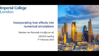 Predicting the impact of trees on air quality and microclimate using large eddy simulation